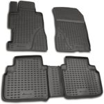 HONDA CIVIC 4D 2006-2012 ΜΑΡΚΕ ΠΑΤΑΚΙΑ ΣΕ ΣΚΑΦΗ TPE ΛΑΣΤΙΧΟ ΣΕ ΑΝΘΡΑΚΙ ΣΚΟΥΡΟ ΓΚΡΙ ΧΡΩΜΑ NOVLINE - 4 ΤΕΜ.