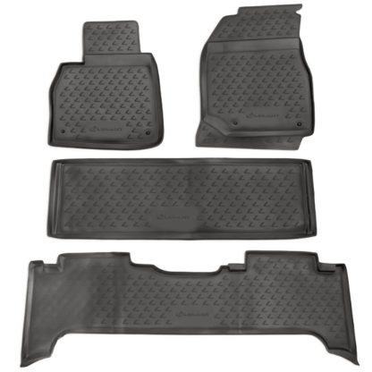 LEXUS LX 470 1998-2007 ΠΑΤ.ΜΑΡΚ.ΛΑΣΤΙΧΟ ΣΚΑΦΑΚΙΑ (ΑΝΘΡΑΚΙ/ΣΚΟΥΡΟ ΓΚΡΙ) - 4 ΤΕΜ.
