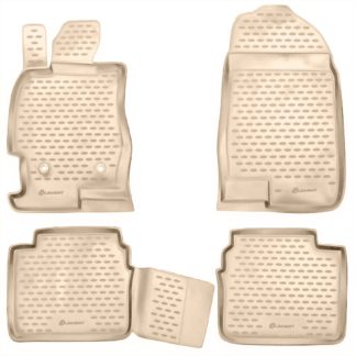 MAZDA 6 2007-12/2012 ΜΑΡΚΕ ΠΑΤΑΚΙΑ ΣΕ ΣΚΑΦΗ TPE ΛΑΣΤΙΧΟ ΣΕ ΜΠΕΖ ΧΡΩΜΑ NOVLINE - 4 ΤΕΜ.