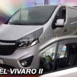 ΑΝΕΜΟΘΡΑΥΣΤΕΣ ΓΙΑ OPEL VIVARO 2014+ / RENAULT TRAFIC 2014+ /FIAT TALENTO 2016+ ΖΕΥΓΑΡΙ ΑΠΟ ΕΥΚΑΜΠΤΟ ΦΙΜΕ ΠΛΑΣΤΙΚΟ HEKO - 2 ΤΕΜ.