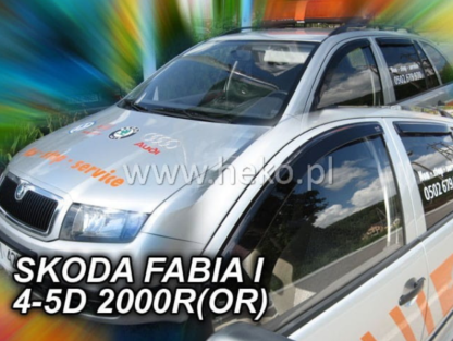 SKODA FABIA 4D/5D 1999-2010 ΖΕΥΓΑΡΙ ΕΞΩΤΕΡΙΚΟΙ ΑΝΕΜΟΘΡΑΥΣΤΕΣ ΑΥΤΟΚΙΝΗΤΟΥ ΑΠΟ ΕΥΚΑΜΠΤΟ ΦΙΜΕ ΠΛΑΣΤΙΚΟ HEKO - 2 ΤΕΜ.