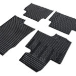 Cik - ΜΑΡΚΕ ΠΑΤΑΚΙΑ ΣΕ ΣΚΑΦΗ ΛΑΣΤΙΧΟ ΓΙΑ KIA SPORTAGE 2010-2016 / HYUNDAI IX 35 2009-2015 ΣΕ ΜΑΥΡΟ ΧΡΩΜΑ ΜΕ ΚΟΥΜΠΩΜΑΤΑ - 4 ΤΕΜ. (RM.KI.0001/CK)