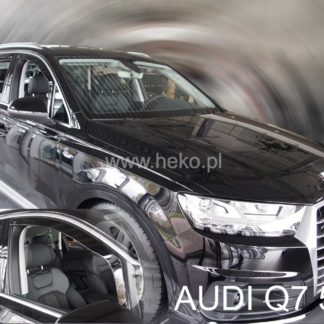 AUDI Q7 5D 2015+ ΣΕΤ ΑΝΕΜΟΘΡΑΥΣΤΕΣ ΑΥΤΟΚΙΝΗΤΟΥ ΑΠΟ ΕΥΚΑΜΠΤΟ ΦΙΜΕ ΠΛΑΣΤΙΚΟ HEKO - 4 ΤΕΜ.