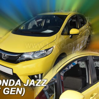 HONDA JAZZ IV 5D 2013+ ΣΕΤ ΑΝΕΜΟΘΡΑΥΣΤΕΣ ΑΥΤΟΚΙΝΗΤΟΥ ΑΠΟ ΕΥΚΑΜΠΤΟ ΦΙΜΕ ΠΛΑΣΤΙΚΟ HEKO - 4 ΤΕΜ.