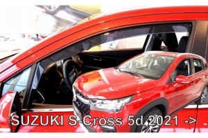 ΑΝΕΜΟΘΡΑΥΣΤΕΣ ΓΙΑ SUZUKI S-CROSS 5D 2021+ ΖΕΥΓΑΡΙ ΑΠΟ ΕΥΚΑΜΠΤΟ ΦΙΜΕ ΠΛΑΣΤΙΚΟ HEKO – 2 ΤΕΜ.