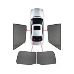 ΚΟΥΡΤΙΝΑΚΙΑ ΜΑΡΚΕ CAR SHADES ΓΙΑ LANCIA YPSILON 3D 03-11 / CHRYSLER YSPILON 3D 03-11 - 4 ΤΕΜ.