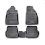 ΜΑΡΚΕ ΠΑΤΑΚΙΑ ΣΕ ΣΚΑΦΗ TPE ΛΑΣΤΙΧΟ ΓΙΑ FORD FIESTA 05/2002-08/2008 / FORD FUSION 2002-2012  ΣΕ ΜΑΥΡΟ ΧΡΩΜΑ NOVLINE - 4 ΤΕΜ.