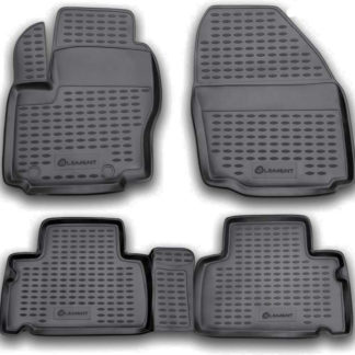 FORD S-MAX 06/2006-2015 ΜΑΡΚΕ ΠΑΤΑΚΙΑ ΣΕ ΣΚΑΦΗ TPE ΛΑΣΤΙΧΟ ΣΕ ΜΑΥΡΟ ΧΡΩΜΑ NOVLINE - 4 ΤΕΜ.