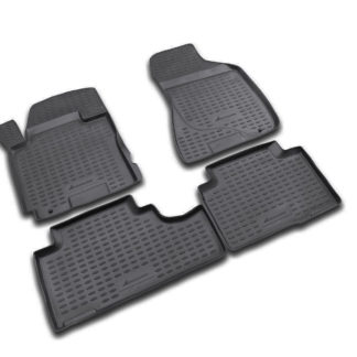 KIA SPORTAGE 2004-2010 ΜΑΡΚΕ ΠΑΤΑΚΙΑ ΣΕ ΣΚΑΦΗ TPE ΛΑΣΤΙΧΟ ΣΕ ΜΑΥΡΟ ΧΡΩΜΑ NOVLINE - 4 ΤΕΜ.