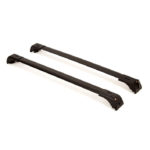 ΜΠΑΡΕΣ ΟΡΟΦΗΣ ΓΙΑ ΧΑΜΗΛΕΣ ΓΙΑ RAISED RAILS 100CM ΜΑΥΡΕΣ ΑΛΟΥΜΙΝΙΟΥ ΜΕ ΚΛΕΙΔΙ 2ΤΕΜ