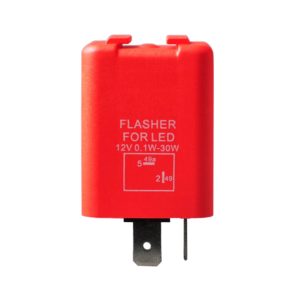 LED FLASHER (ΦΛΑΣΙΕΡΑ) 2 ΕΠΑΦΩΝ (L+-) 30x30x30mm M-TECH – 1ΤΕΜ.