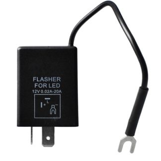 LED FLASHER (ΦΛΑΣΙΕΡΑ) 8 ΕΠΑΦΩΝ (L+-) 30x30x30mm M-TECH - 1ΤΕΜ.