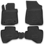 ΠΑΤΑΚΙ ΣΚΑΦΗ ΠΟΡΤ ΜΠΑΓΚΑΖ ΓΙΑ  ΠΑΤΑΚΙΑ ΣΕ ΣΚΑΦΗ TPE ΛΑΣΤΙΧΟ ΓΙΑ CITROEN C1 11/2005-2014 ΣΕ ΜΑΥΡΟ ΧΡΩΜΑ NOVLINE - 4 ΤΕΜ.