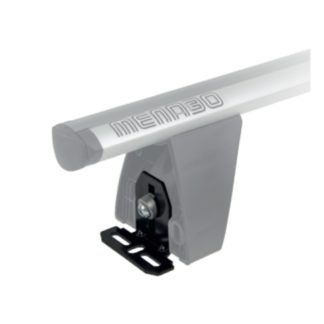 DLFIX203FP KIT TYPE FP ΑΚΡΑ (ΠΟΔΙΑ) ΓΙΑ ΜΠΑΡΕΣ ΟΡΟΦΗΣ DELTA BLACK/SILVER MENABO - 1 ΣΕΤ