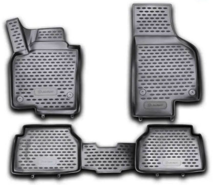VW TIGUAN 12/2007-2016 ΜΑΡΚΕ ΠΑΤΑΚΙΑ ΣΕ ΣΚΑΦΗ TPE ΛΑΣΤΙΧΟ ΣΕ ΜΑΥΡΟ ΧΡΩΜΑ NOVLINE - 4 ΤΕΜ.