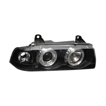 ΜΠΡΟΣΤΙΝΑ ΦΑΝΑΡΙΑ AUTOSTYLE ANGEL EYES BMW E36 2D ΜΑΥΡΟ - 2 ΤΕΜΑΧΙΑ