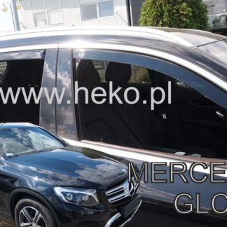 MERCEDES GLC X253 5D 2016+ ΣΕΤ ΑΝΕΜΟΘΡΑΥΣΤΕΣ ΑΥΤΟΚΙΝΗΤΟΥ ΑΠΟ ΕΥΚΑΜΠΤΟ ΦΙΜΕ ΠΛΑΣΤΙΚΟ HEKO - 4 ΤΕΜ.