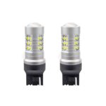 Amio - W21W T20 12/24V 6,2W 5.600K LED 24xSMD3030 CAN-BUS ΛΕΥΚΟ 18x56mm 2ΤΕΜ. (01173/AM)