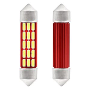 ΛΑΜΠΑΚΙΑ ΠΛΑΦΟΝΙΕΡΑΣ 41mm 12V 5.600K 20xSMD 4014 LED CAN-BUS  AMIO – 2 ΤΕΜ.