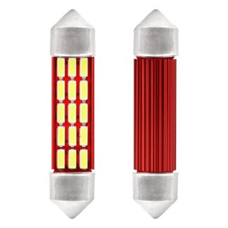 ΛΑΜΠΑΚΙΑ ΠΛΑΦΟΝΙΕΡΑΣ 41mm 12V 5.600K 20xSMD 4014 LED CAN-BUS AMIO - 2 ΤΕΜ.