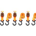 Amio - ΙΜΑΝΤΕΣ ΜΕ ΚΑΣΤΑΝΙΕΣ ΣΕΤ 4ΤΕΜ 25mm 4,5m ΓΙΑ 700KG BELT-03 (02496/AM)