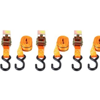 ΙΜΑΝΤΕΣ ΜΕ ΚΑΣΤΑΝΙΕΣ ΣΕΤ 4ΤΕΜ 25mm 4,5m ΓΙΑ 700KG BELT-03 AMIO
