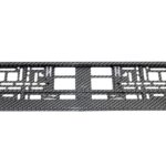 ΠΛΑΣΤΙΚΟ ΠΛΑΙΣΙΟ ΠΙΣΩ ΠΙΝΑΚΙΔΑΣ ΚΥΚΛΟΦΟΡΙΑΣ (CARBON) - 52 Χ 12,5 cm AMiO - 1 ΤΕΜ.