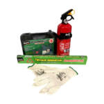 Guard Σετ Πυροσβεστήρας Τρίγωνο Φαρμακείο & Γάντια