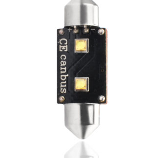ΛΑΜΠΑΚΙΑ ΠΛΑΦΟΝΙΕΡΑΣ C5W/C10W 12V 6W SV8,5 41mm CAN-BUS+RADIATOR LED 2xHP CREE ΛΕΥΚΟ 1ΤΕΜ. M-TECH