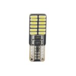 T10 W5W 12V W2,1x9,5d LED 24xSMD3014 ΛΕΥΚΟ (ΚΑΡΦΩΤΟ ΑΚΑΛΥΚΟ- CAN-BUS) 1ΤΕΜ. M-TECH