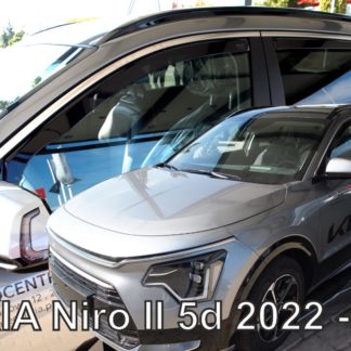 KIA NIRO 5D 2022+ ΣΕΤ ΑΝΕΜΟΘΡΑΥΣΤΕΣ ΑΥΤΟΚΙΝΗΤΟΥ ΑΠΟ ΕΥΚΑΜΠΤΟ ΦΙΜΕ ΠΛΑΣΤΙΚΟ HEKO - 4 ΤΕΜ.