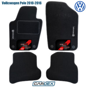 Πατάκια Αυτοκινήτου Volkswagen Polo 2010-2016 Μαρκέ μοκέτα Eco-Line 4τμχ της Cardex