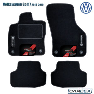 Πατάκια Αυτοκινήτου Volkswagen Golf 7 2013-2019 Μαρκέ μοκέτα Eco-Line 4τμχ της Cardex