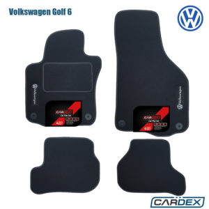 Πατάκια Αυτοκινήτου Volkswagen Golf 6 2008-2012 Μαρκέ μοκέτα Eco-Line 4τμχ της Cardex