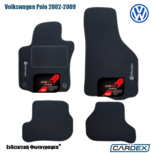 Πατάκια Αυτοκινήτου Volkswagen Polo 2002-2009 Μαρκέ μοκέτα Eco-Line 4τμχ της Cardex