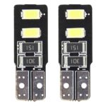 Amio – Λαμπάκια LED T10 W5W 12V 2W 5600K 4xSMD 5730 CANBUS Καρφωτά για Ισχυρό Λευκό Φωτισμό χωρίς Σφάλματα – Σετ 2 Τεμ. (01630/AM)