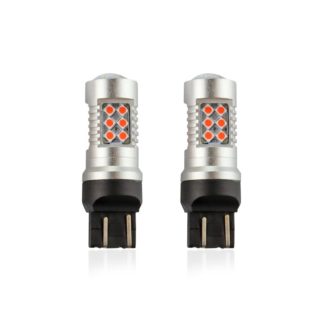 WR21/5W T20 12/24V 6,2W 5.600K LED 24xSMD3030 CAN-BUS ΚΟΚΚΙΝΟ 18x56mm 2ΤΕΜ.