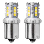 R5W/R10W P21W BA15S 12/24V 16xSMD 3030 LED ΛΕΥΚΟ CAN-BUS 2ΤΕΜ.