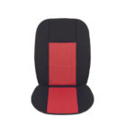 Πλατοκαθίσματα Καθισμάτων Αυτοκινήτου Trendy Μαύρο-Κόκκινο 2 Τεμάχια