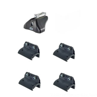 Πόδια / Άκρα Για Μπάρες Οροφής CRUZ Optiplus Rail FIX 936-608 Για Hyundai Bayon 5d 21+ Με Ενσωματωμένο Railing Σετ 4 Τεμάχια