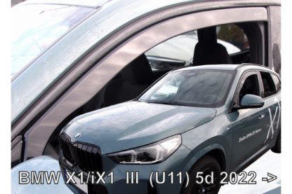 BMW X1 (U11) /iX1 5D 2022-2023 ΖΕΥΓΑΡΙ ΑΝΕΜΟΘΡΑΥΣΤΕΣ ΑΠΟ ΕΥΚΑΜΠΤΟ ΦΙΜΕ ΠΛΑΣΤΙΚΟ HEKO - 2 ΤΕΜ.