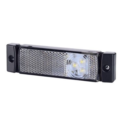 ΦΩΣ ΟΓΚΟΥ ΑΝΑΚΛΑΣΤΙΚΟ LD127 12/24V 3LED HORPOL ΛΕΥΚΟ 13 x 3 cm -1ΤΕΜ.