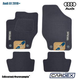 Πατάκια Αυτοκινήτου Audi Α1 2018+ Μαρκέ μοκέτα Velourtec™ 4τμχ της Cardex