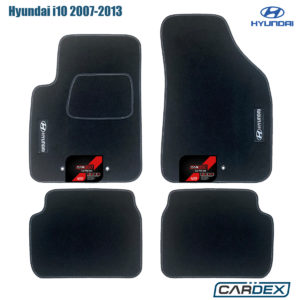 Πατάκια Αυτοκινήτου Hyundai i10 2007-2013 Μαρκέ μοκέτα Eco-Line 4τμχ της Cardex