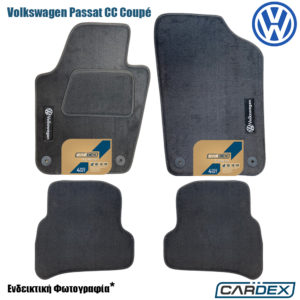 Πατάκια Αυτοκινήτου Volkswagen Passat Coupe (cc) Μαρκέ μοκέτα Velourtec™ 4τμχ της Cardex