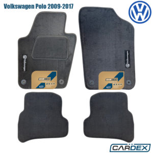 Πατάκια Αυτοκινήτου Volkswagen Polo 2009-2017 Μαρκέ μοκέτα Velourtec™ 4τμχ της Cardex