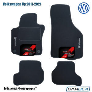 Πατάκια Αυτοκινήτου Volkswagen Up 2011-2021 Μαρκέ μοκέτα Eco-Line 4τμχ της Cardex