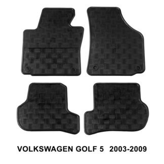 ΣΚΑΦΑΚΙΑ ΠΑΤΑΚΙΑ ΕΙΔΙΚΑ ΣΕΤ ΜΑΥΡΑ 4 ΤΜΧ - V.GOLF 5 03-09