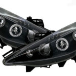 ΦΑΝΑΡΙΑ ΓΙΑ PEUGEOT 207 3D/5D 2006-2009 ANGEL EYES (ΜΑΥΡΑ) - 2 ΤΕΜ.