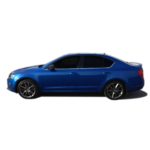 SKODA OCTAVIA 3 A7 4D/SW 2013+ ΤΡΙΜ ΜΑΡΚΕ ΠΑΡΑΘΥΡΩΝ ΑΥΤΟΚΟΛΛΗΤΑ ΧΡΩΜΙΟ ΜΕΤΑΛΛΙΚΑ